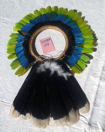 Rikbatsa Headdress Traditional Indigenous Feather Art