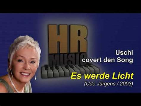 Es Werde Licht Udo J Rgens Cover Uschi Singt Hr Music Youtube