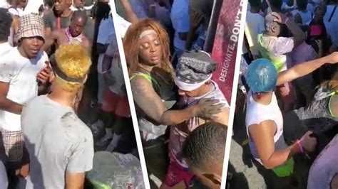 Multiple Men Unknowingly Dance With Male At Trinidad Carnival Watch