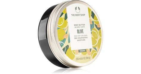 The Body Shop Olive Beurre Corporel Hydratation Intense Pour Peaux Tr S