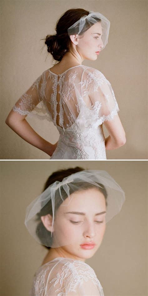 Complete Your Vintage Wedding Day Look With A Birdcage Veil Bridal