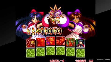 Samurai Shodownshowdown Iishin Samurai Spirits Nakoruru Arcade Mode Part 1 Youtube