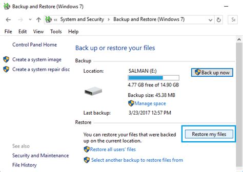 How to Use Backup and Restore in Windows 10 - Techbout