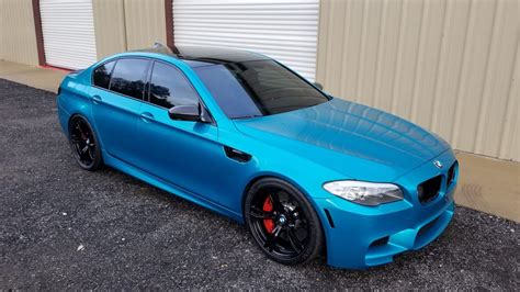 Atomic Teal Bmw M5 Wrapabull