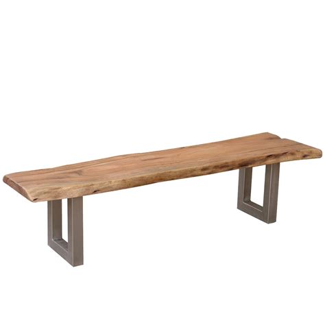 Rustic dining table with bench - Hawk Haven