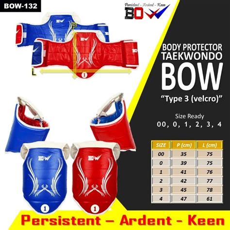 Jual Body Protector Taekwondo Pelindung Badan Dada Perut Hogu Hugo