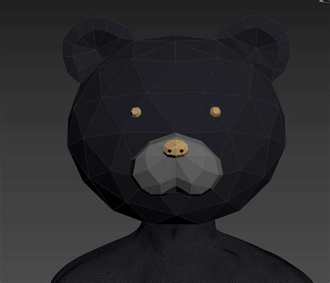 Bear Mask Digital Project Lacrafta