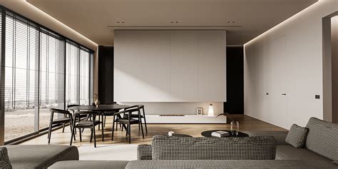 black kitchen interior on Behance