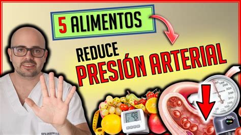 5 Alimentos Para Bajar Tu Presion Arterial Reducela De Forma Natural HipertensiÓn Youtube