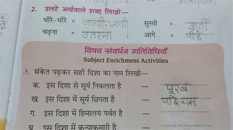 Suraj Subject Enrichment Activities Hindi Class 2 YouTube