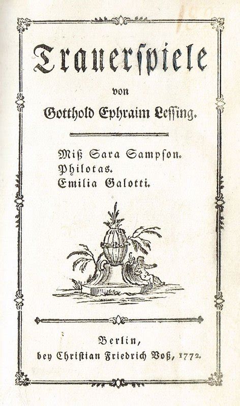 Lessing Gotthold Ephraim