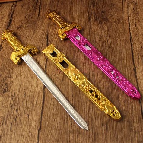 Children Plastic Swords Toy Swords Performance Props Swords Belted