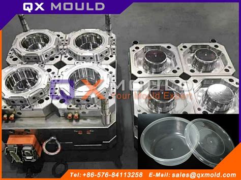 Multi Cavity Thin Wall Take Away Food Container Mold Qx Plastic Mould