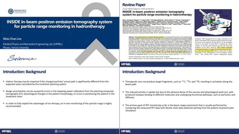 Journal Club Inside In Beam Positron Emission Tomography System For