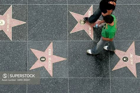 Hollywood Boulevard, Walk Of Fame - SuperStock