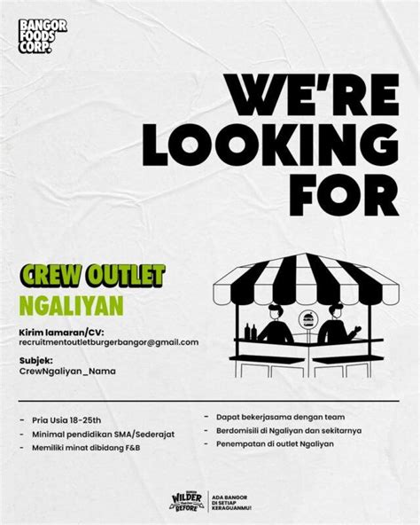 Lowongan Kerja Crew Outlet Ngaliyan Crew Outlet Salatiga Di Bangor