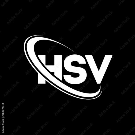 HSV logo. HSV letter. HSV letter logo design. Initials HSV logo linked ...