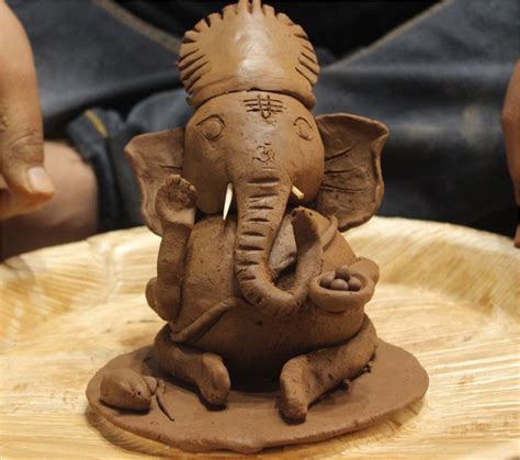 How To Make Eco Friendly Ganesh Idol From Clay Or Mitti At Home Easy 8 Steps Ganpati Sevak