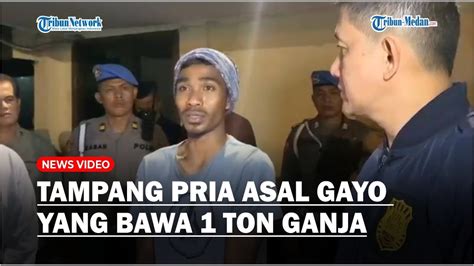 Tampang Pria Asal Gayo Lues Yang Bawa Ton Ganja Dan Ditangkap Di