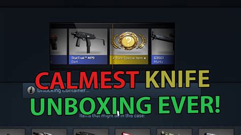 Cs Go Calmest Knife Unboxing Ever Youtube