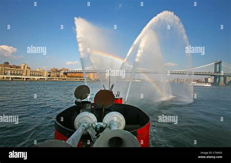 john j harvey fireboat New York city Stock Photo - Alamy