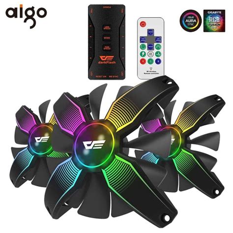 Aigo Darkflash Mm Rgb Fan Computer Pc Case Fan Adjust Led Speed