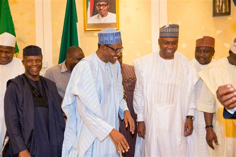 Buhari In Closed Door Meeting With Saraki Osinbajo Governors Photos