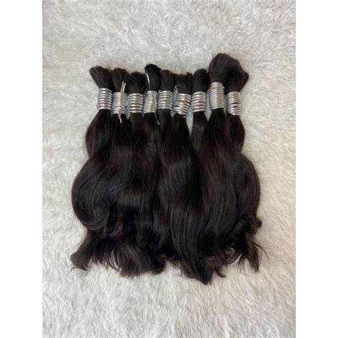 CABELO HUMANO LISO ONDULADO 35 40 200g Mega Hair Pontas Cheias