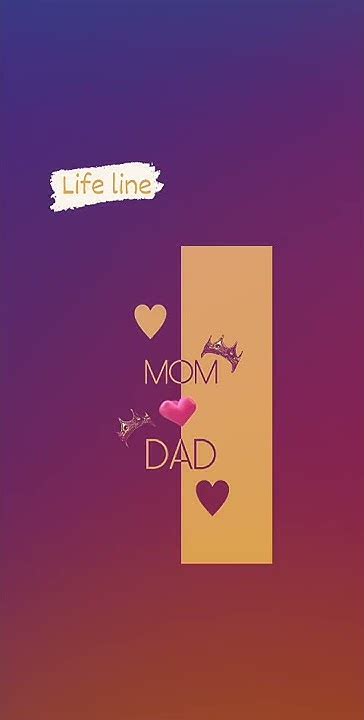 😘 My Life Line Mom Dad 😍 Youtube