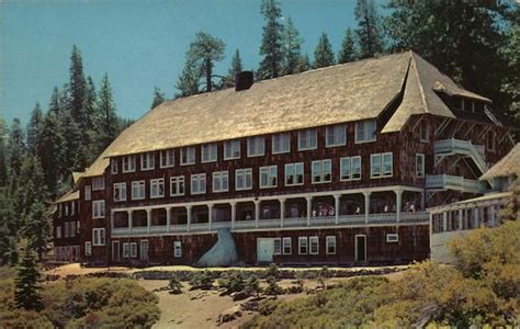 Glacier Point Hotel Yosemite National Park, CA Postcard