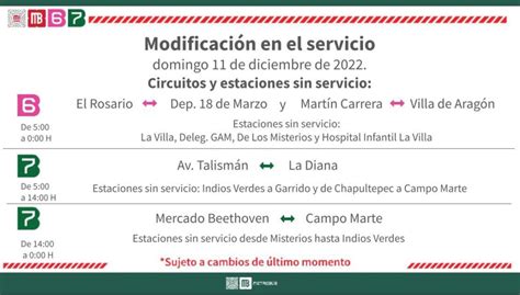 Estas Serán Las Estaciones De Metrobús Cerradas El 11 Y 12 De Diciembre