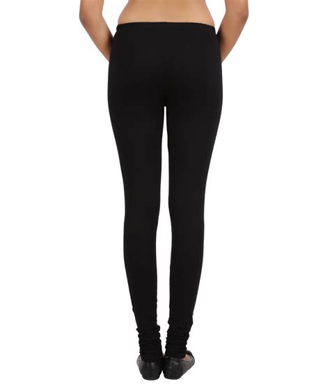 Sewn Black Cotton Leggings Price In India Buy Sewn Black Cotton Leggings Online At Snapdeal