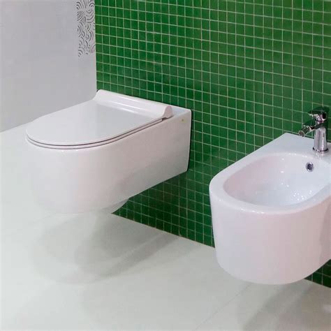 Bathco Vägghängd Toalett Elba Vit Blank Hill Ceramic