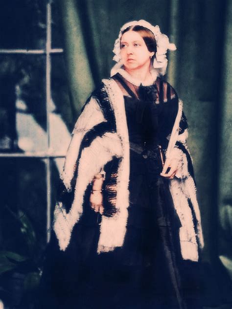 Queen Victoria 1860, colourised | Queen victoria family, Queen victoria ...