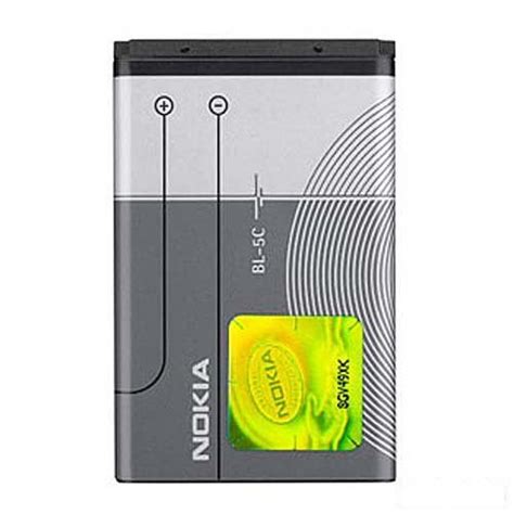 BL 5C Nokia Mobile Battery Capacity 1020 MAh Battery Type Lithium