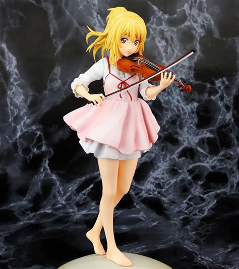 7 8 Inch Anime For Your Lie In April Figures Miyazono Kaori Figure With Exquisite