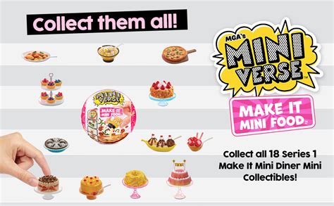 MGA S Miniverse Make It Mini Food Diner Series 1 DIY Resin Play In