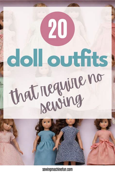 20 Doll Outfits That Require No Sewing In 2024 Dolls Clothes Diy Diy