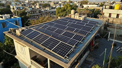 Premium Photo Domestic Adoption Of Solar Panel Systems In Bilimora