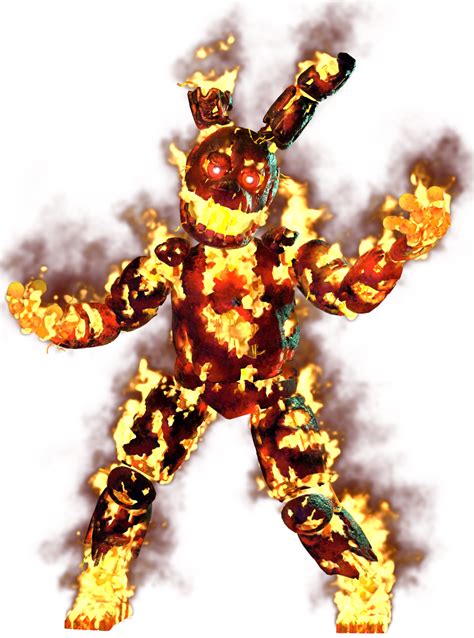 Flaming Springtrap Wallpapers Wallpaper Cave