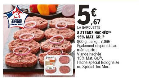 Promo Steaks Hach S Mat Gr Chez E Leclerc Express Icatalogue Fr