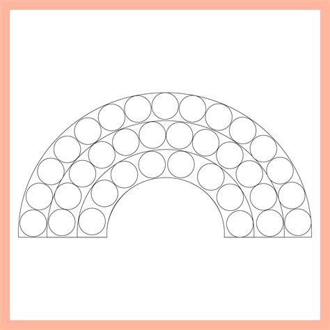 Dot Marker Coloring Pages Rainbow [2025]