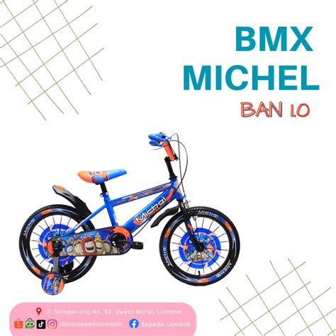 Jual Sepeda Anak Bmx Michel Pogo Ukuran 12 Inch Ban 10 Shopee Indonesia