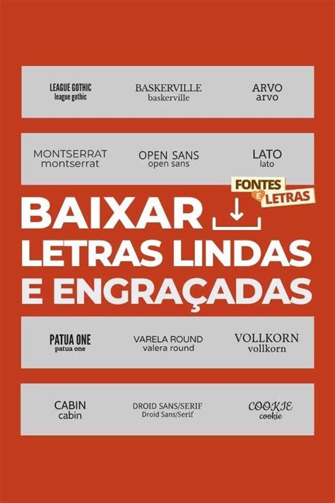 Baixar Fontes De Letras Gr Tis Lindas E Legais