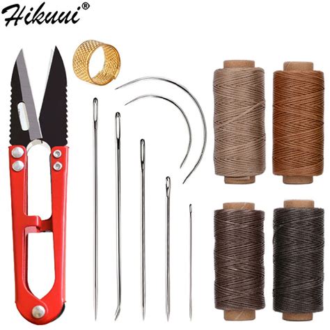 Juego De 13 Herramientas De Costura De Cuero Diy Kit De Hechas A Mano