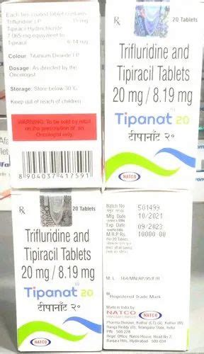 Tipanat Trifluridine Tipiracil Nativ At Rs Box In North