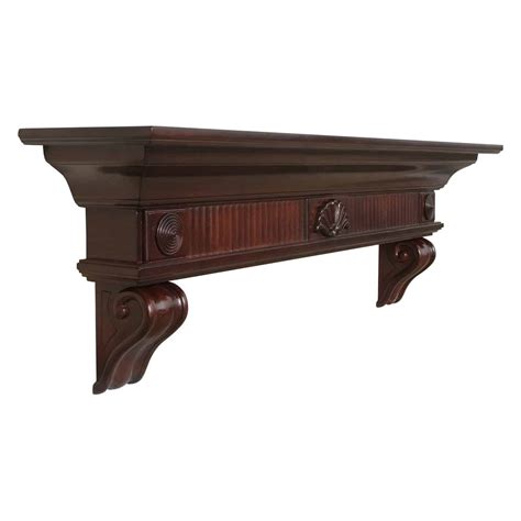 Pearl Mantels Devonshire Traditional Fireplace Mantel Shelf