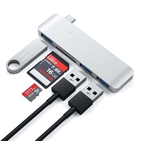 Hub Type C Usb Lecteur De Cartes Sd Et Micro Sd