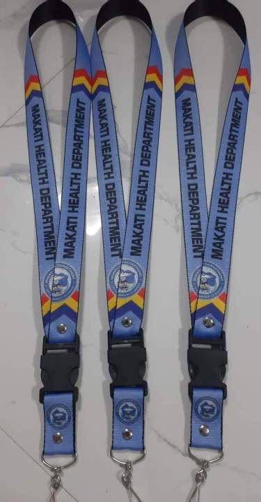 Makati Health Department Id Lace Lanyard Lazada Ph