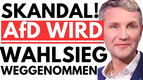 Eilmeldung Afd Wird Wahlsieg Aberkannt Altparteien Drehen V Llig